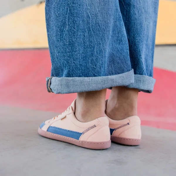 Barefoot tenisky VIBIN Pink & Blue Vegan