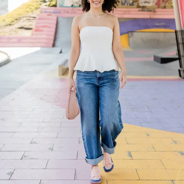 Barefoot tenisky VIBIN Pink & Blue Vegan