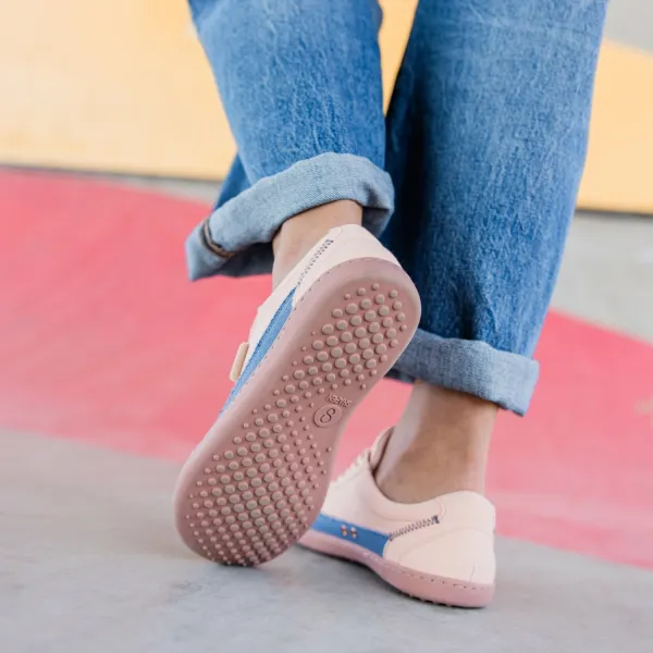 Barefoot tenisky VIBIN Pink & Blue Vegan