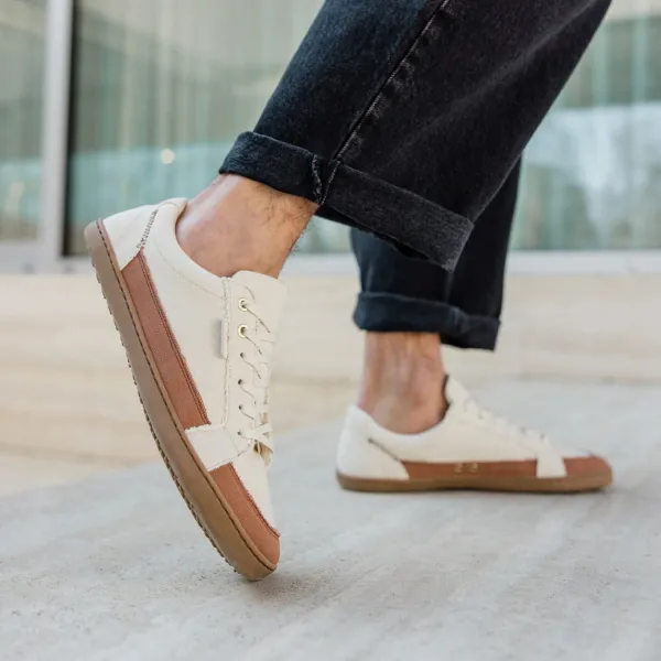 Barefoot tenisky VIBIN Beige Vegan