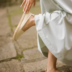 Barefoot Espadrilky PLAYA Beige Vegan