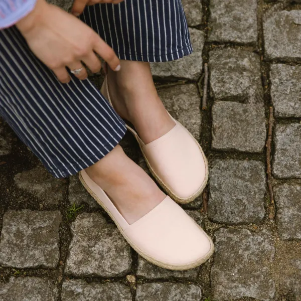 Barefoot Espadrilky PLAYA Pink Vegan