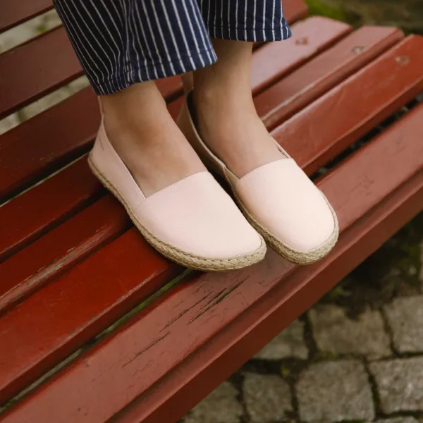 Barefoot Espadrilky PLAYA Pink Vegan
