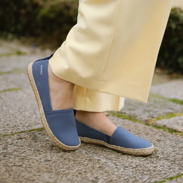 Barefoot Espadrilky PLAYA Indigo Vegan