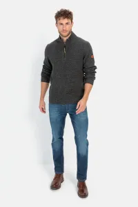 Sveter Camel Active Pullover Troyer Graphite Gray