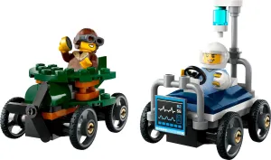 LEGO® City 60459 Pretekársky balíček Lietadlo vs. nemocničné lôžko
