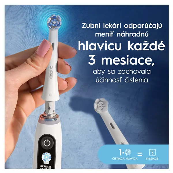 Oral B iO Ultimate Clean náhradné hlavice na zubnú kefku White 6 ks