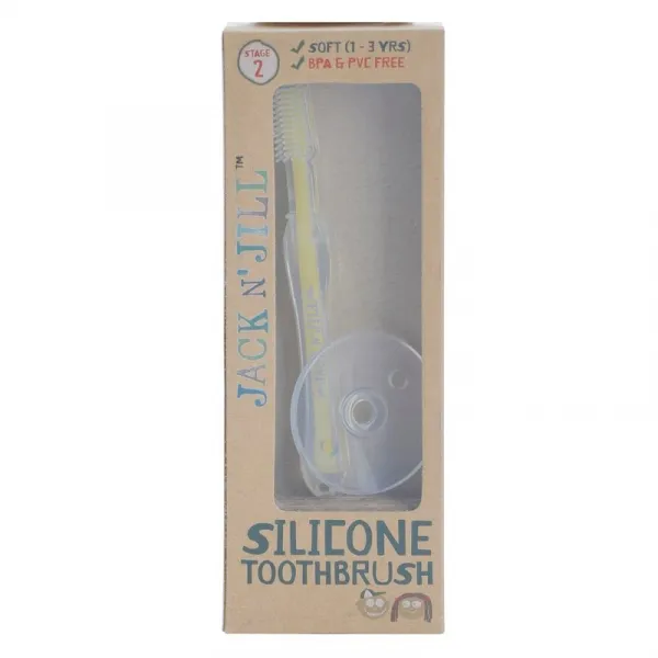 Jack N’ Jill Silicone zubná kefka pre deti soft 12- 24 months 1 ks