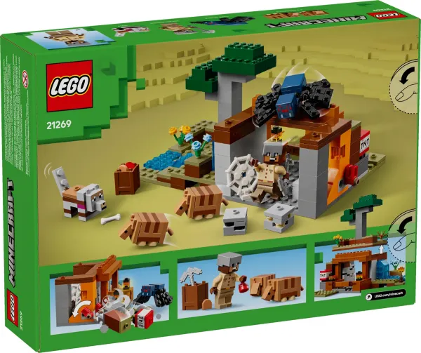LEGO® Minecraft® 21269 Výprava do bane a pásavec
