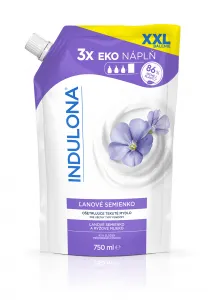 Tekuté mydlo INDULONA náhradná náplň 750 ml Ľanové semienko
