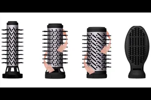 Rotačný kulmofén Rowenta Brush Activ UB9534F0 Strieborný/Čierny