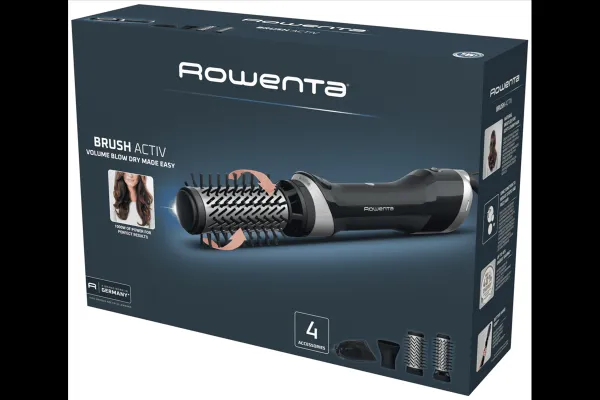 Rotačný kulmofén Rowenta Brush Activ UB9534F0 Strieborný/Čierny