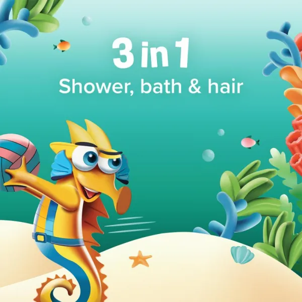 Palmolive Kids Sea Creatures sprchový gél pre deti 750 ml