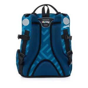 Oxybag STICKERS Školský ruksak, modrá, veľkosť