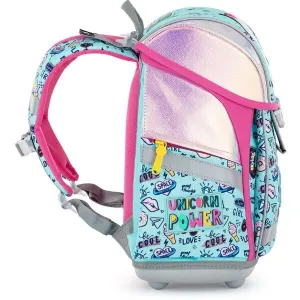 Oxybag UNICORN ICONIC Školský ruksak, svetlomodrá, veľkosť