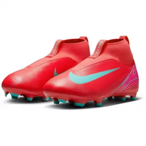 Chlapčenské futbalové kopačky outdoorové NIKE Mercurial Superfly 10 Academy Jr FG MG ember glow aurora green