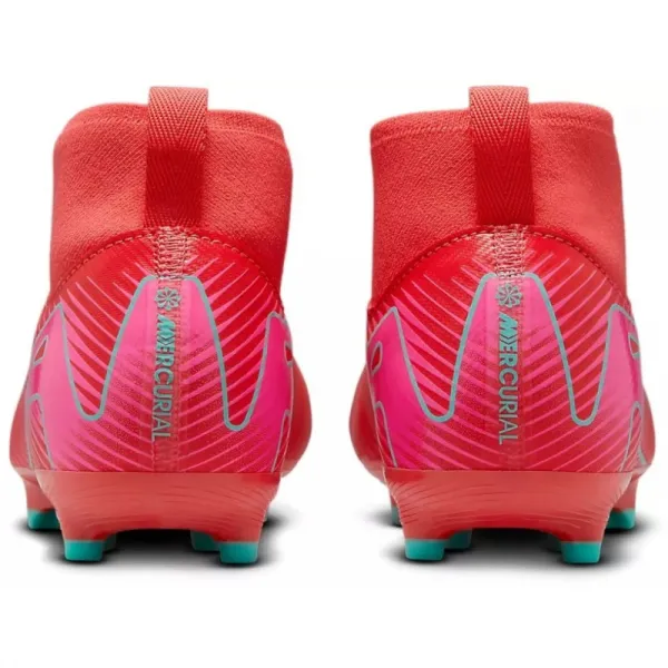 Chlapčenské futbalové kopačky outdoorové NIKE Mercurial Superfly 10 Academy Jr FG MG ember glow aurora green