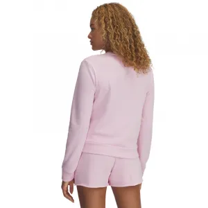 Dámska mikina UNDER ARMOUR UA Rival Terry Crew-PNK