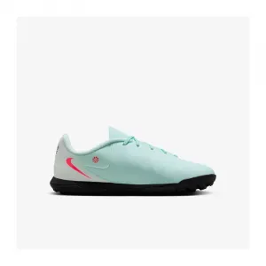 Chlapčenské futbalové kopačky turfy NIKE Phantom GX 2 Academy Jr TF mint off noir atomic red