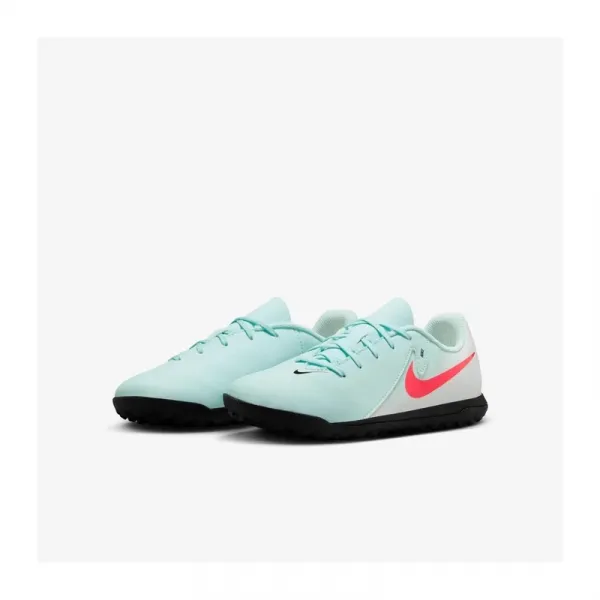 Chlapčenské futbalové kopačky turfy NIKE Phantom GX 2 Academy Jr TF mint off noir atomic red