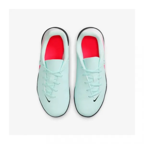 Chlapčenské futbalové kopačky turfy NIKE Phantom GX 2 Academy Jr TF mint off noir atomic red