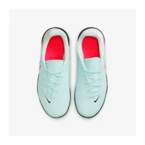 Chlapčenské futbalové kopačky turfy NIKE Phantom GX 2 Academy Jr TF mint off noir atomic red