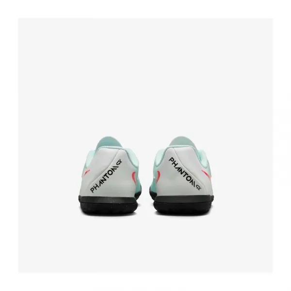 Chlapčenské futbalové kopačky turfy NIKE Phantom GX 2 Academy Jr TF mint off noir atomic red