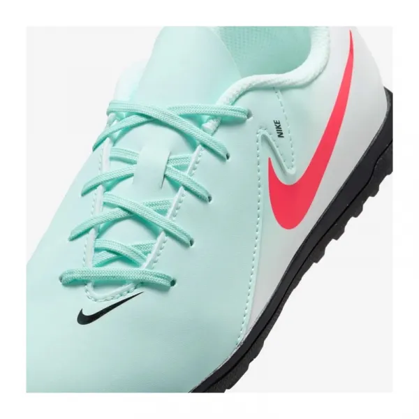 Chlapčenské futbalové kopačky turfy NIKE Phantom GX 2 Academy Jr TF mint off noir atomic red