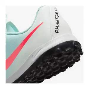 Chlapčenské futbalové kopačky turfy NIKE Phantom GX 2 Academy Jr TF mint off noir atomic red