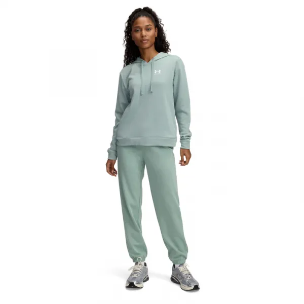 Dámske tepláky UNDER ARMOUR UA Rival Terry Jogger-GRN