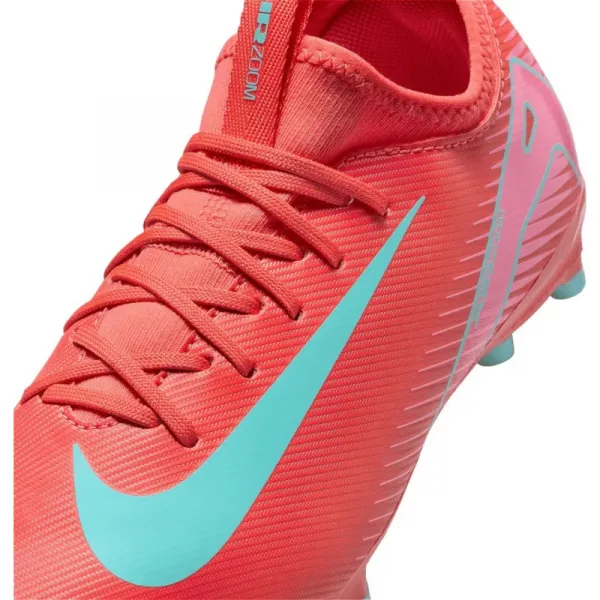 Chlapčenské futbalové kopačky outdoorové NIKE Mercurial Vapor 16 Academy Jr FG MG ember glow aurora green