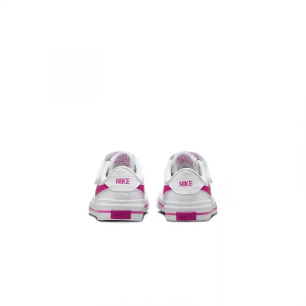 Dievčenská rekreačná obuv NIKE Court Legacy white laser fuchsia