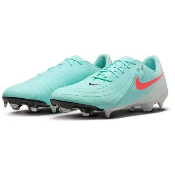 Pánske futbalové kopačky outdoorové NIKE Phantom GX 2 Academy M FG mint off-noir atomic red