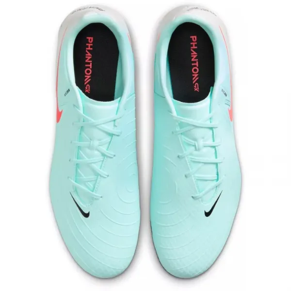 Pánske futbalové kopačky outdoorové NIKE Phantom GX 2 Academy M FG mint off-noir atomic red