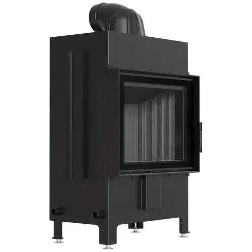Kratki LUCY 12, čierne ohnisko - krbová vložka rovná LUCY/12/NEW/BLACK