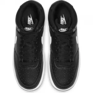 Dámska rekreačná obuv NIKE Wmns Court Vision Mid black white