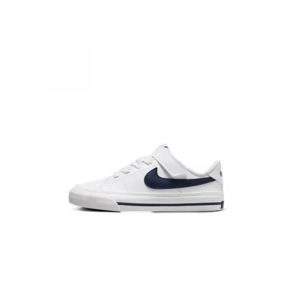 Chlapčenská rekreačná obuv NIKE Court Legacy K white midnight navy white