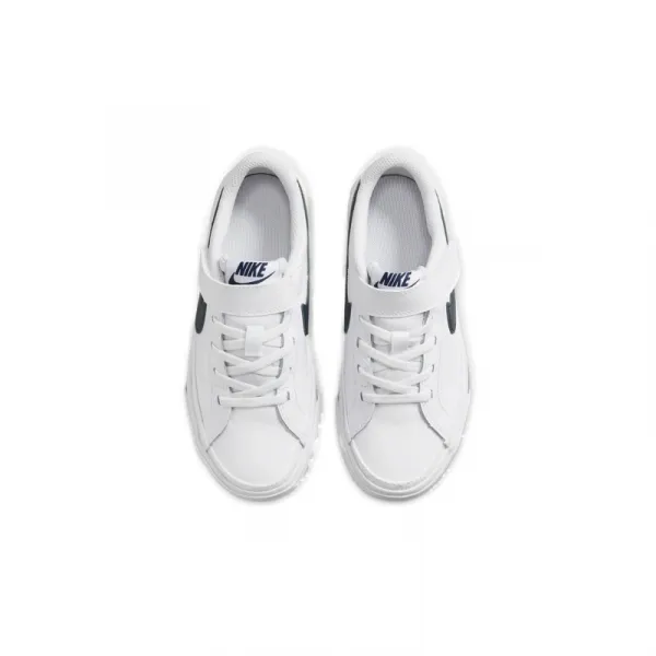 Chlapčenská rekreačná obuv NIKE Court Legacy K white midnight navy white