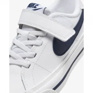 Chlapčenská rekreačná obuv NIKE Court Legacy K white midnight navy white