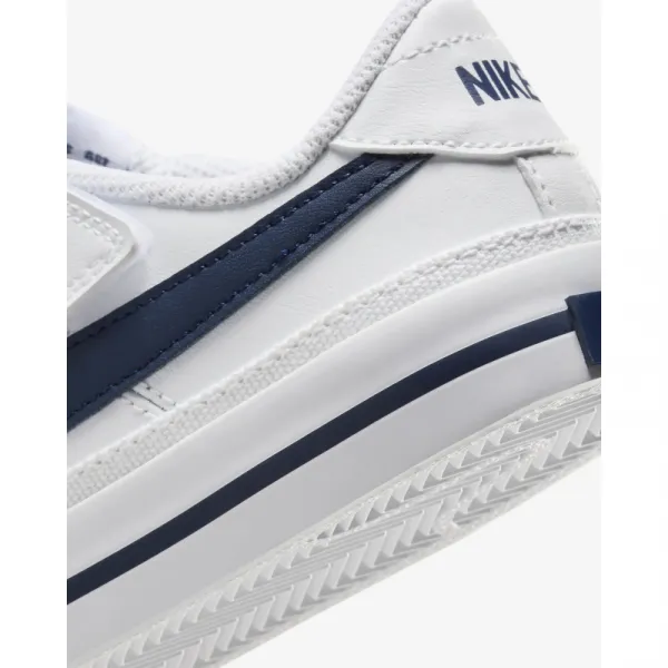 Chlapčenská rekreačná obuv NIKE Court Legacy K white midnight navy white