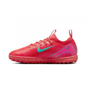 Chlapčenské futbalové kopačky turfy NIKE Mercurial Vapor 16 Academy Jr TF ember glow aurora green