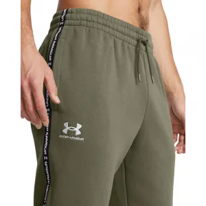 Pánske tepláky UNDER ARMOUR UA Icon Fleece Jgr Taping-GRN