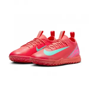 Chlapčenské futbalové kopačky turfy NIKE Mercurial Vapor 16 Academy Jr TF ember glow aurora green