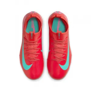 Chlapčenské futbalové kopačky turfy NIKE Mercurial Vapor 16 Academy Jr TF ember glow aurora green