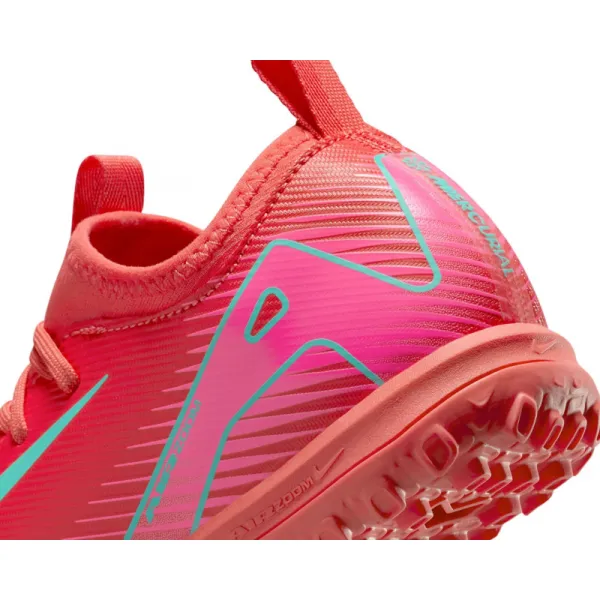 Chlapčenské futbalové kopačky turfy NIKE Mercurial Vapor 16 Academy Jr TF ember glow aurora green