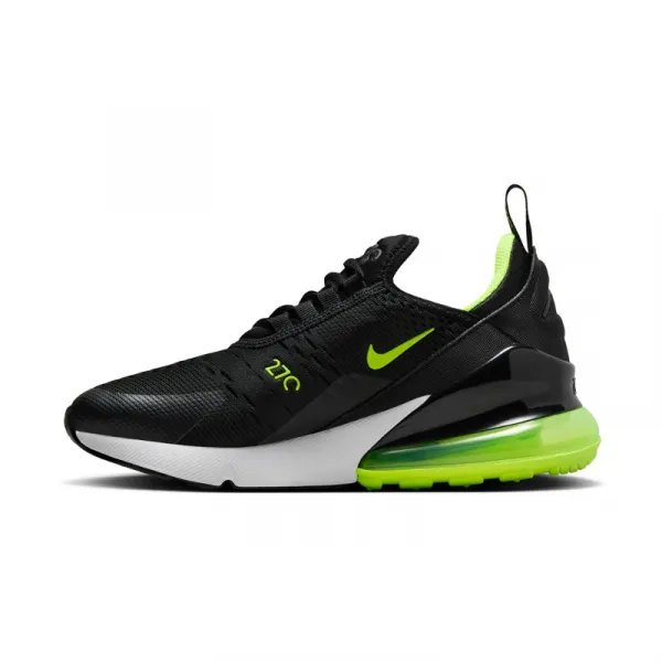 Chlapčenská rekreačná obuv NIKE Air Max 270 black lightning white volt