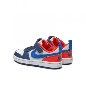 Chlapčenská rekreačná obuv NIKE Court Borough Low Recraft midnight navy hyper royal orange