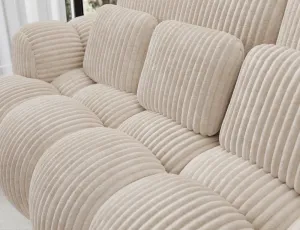 Trojmiestna rozkladacia pohovka s úložným priestorom camille - biela -