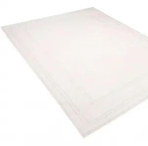 ModernýbielykoberecHERAPC45AsjemnýmreliéfnymvzoromŠírka:80cm|Dĺžka:150cm69227_125178