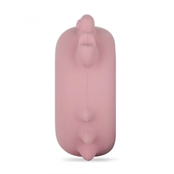 PETITE&MARS Teplomer silikónový digitálny do vody Crab Caleb Dusty Rose 0m+